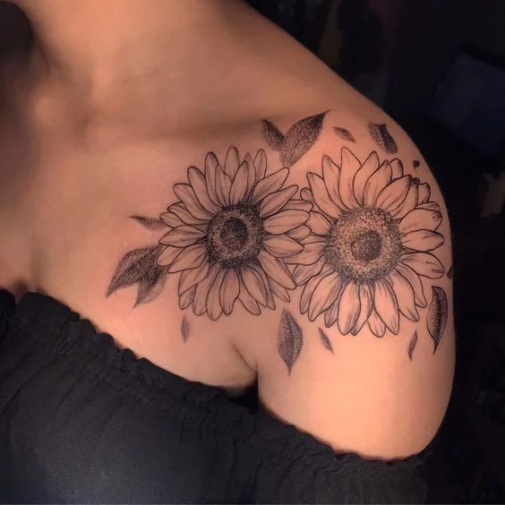 25 Pretty Sunflower Tattoo Ideas for Women  Tikli