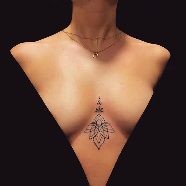 Zen Forever with a Sternum Tattoo Tattoo Design