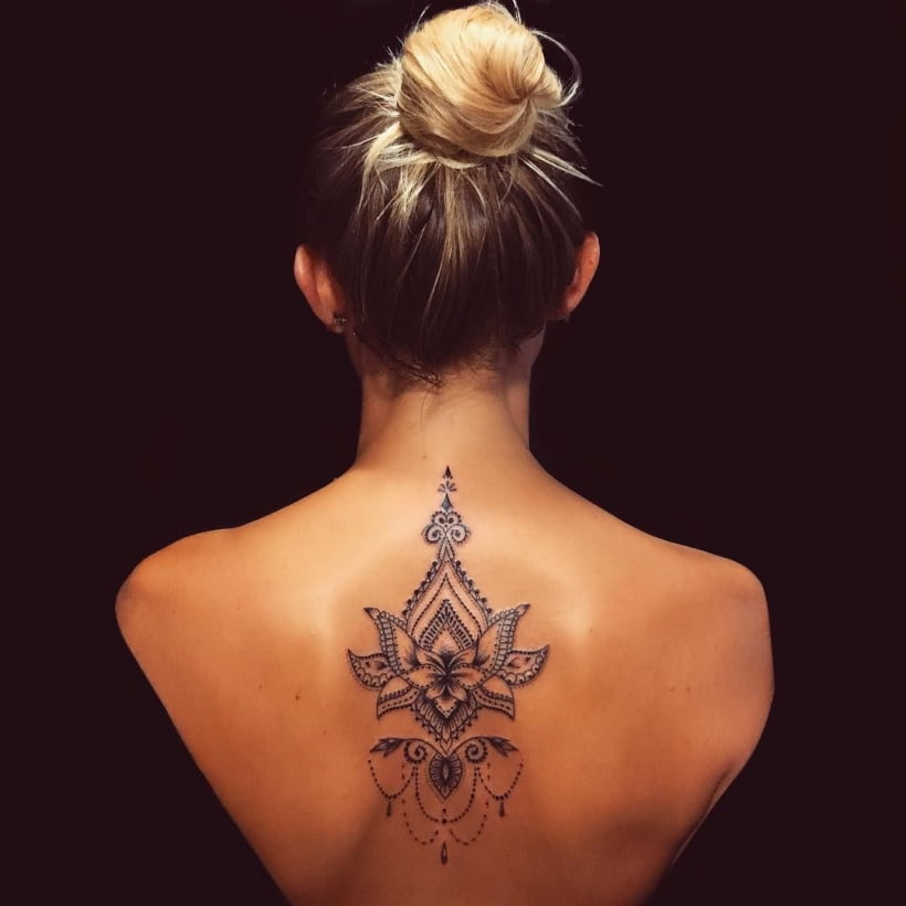 Neck Tattoos, mandala tattoo, shoulder tattoo designs