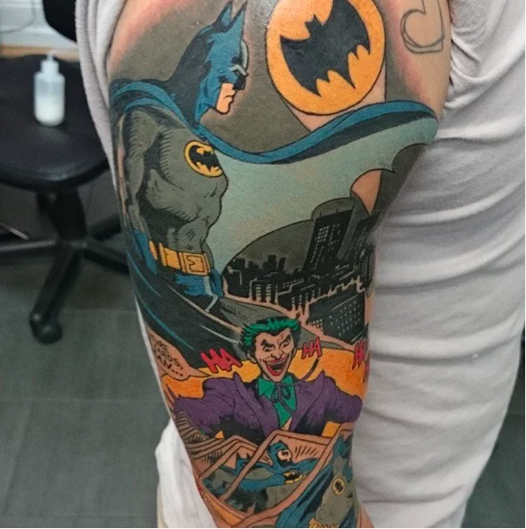 100 Batman Tattoos For Men  Superhero Ink Designs  Batman tattoo Leg  tattoos women Leg tattoos