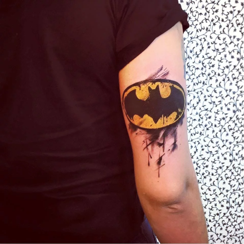 Tip 102 about batman symbol tattoo super hot  indaotaonec