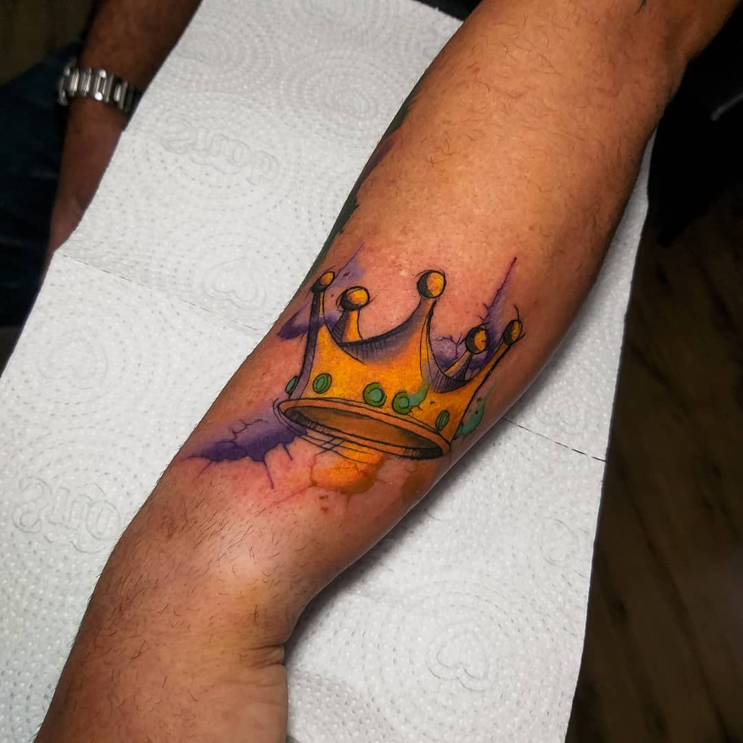 crown tattoo design