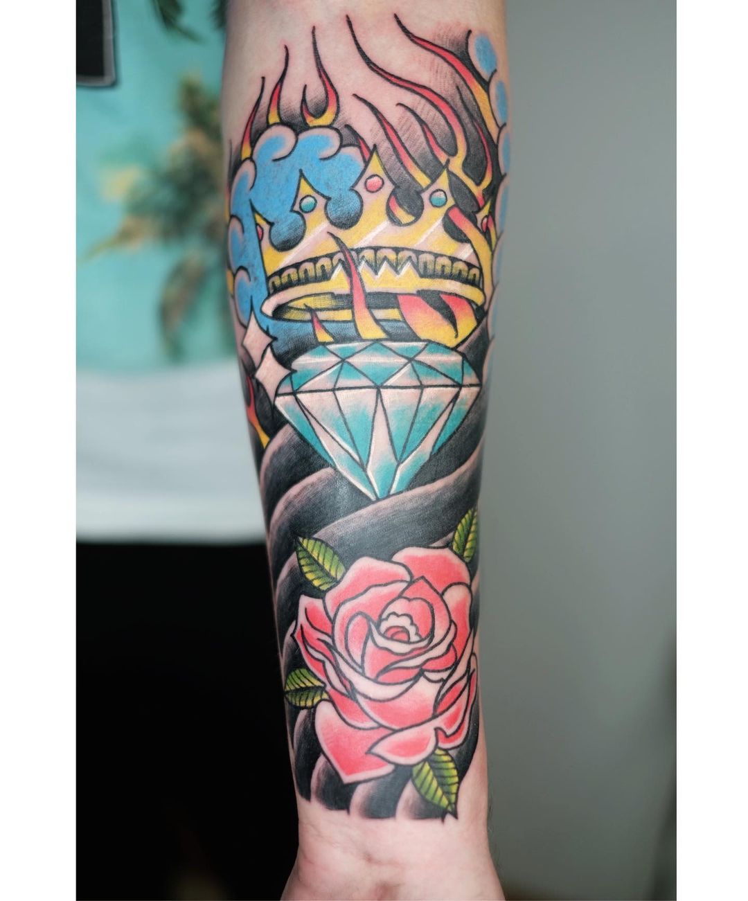 crown tattoo design