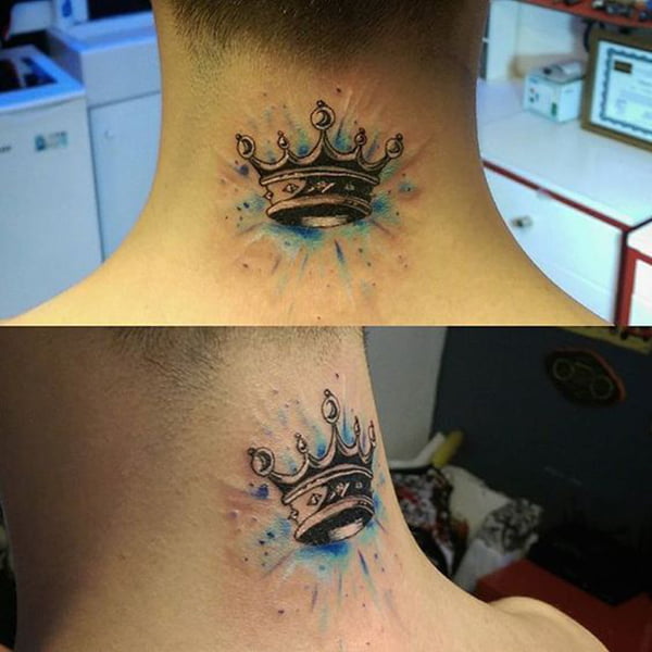 crown tattoo design