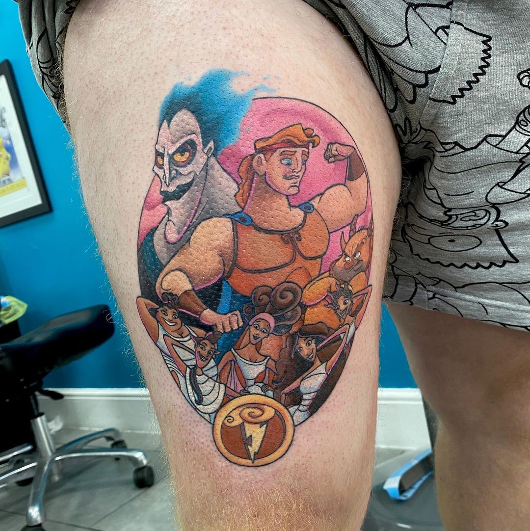 Disney Cartoon Tattoos