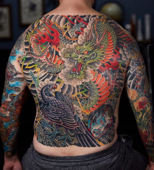 dragon tattoos