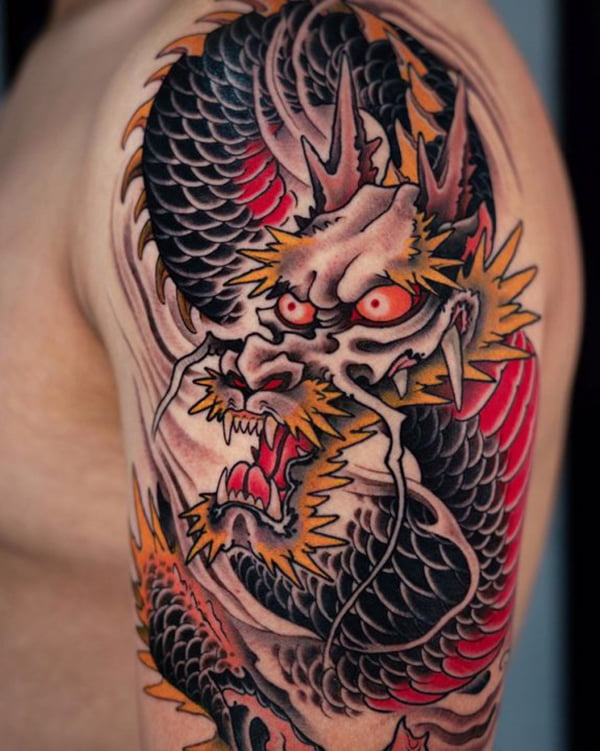 dragon tattoos