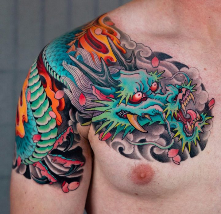 bearded dragon tattoo