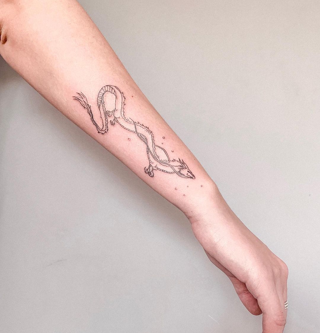 dragon and snake tattoos