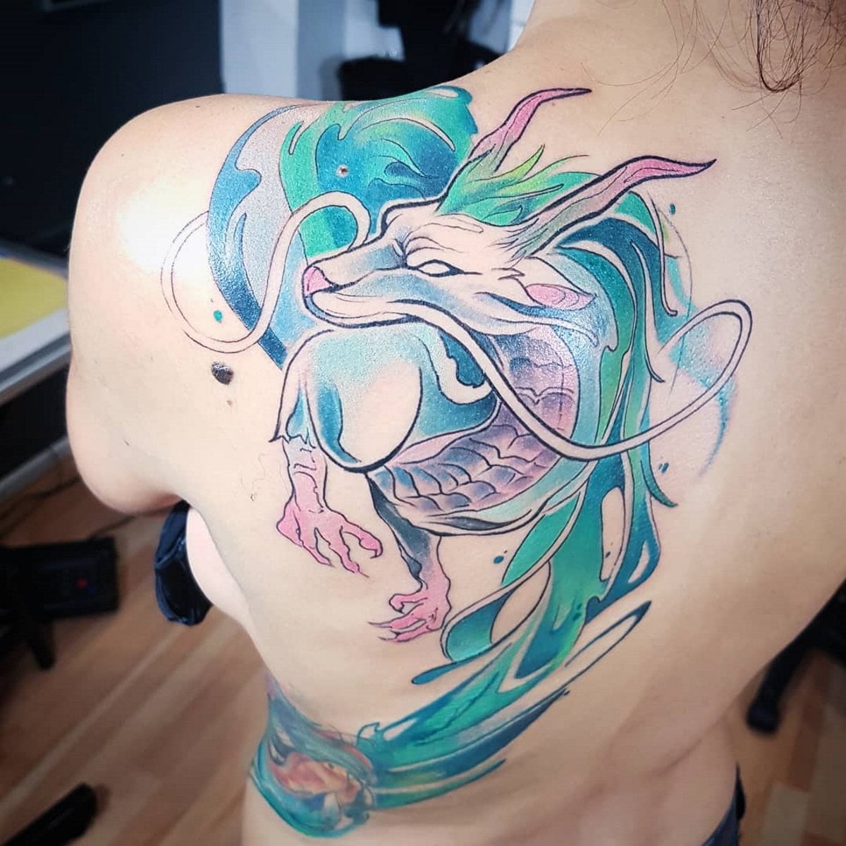 dragon and phoenix tattoo