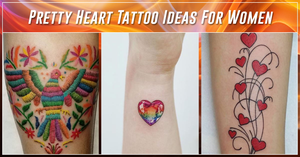 real heart tattoo designs with name