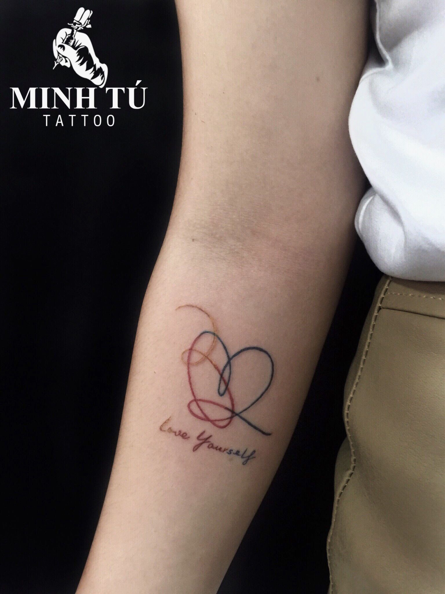 Mom Heart Tattoo for Men and Women