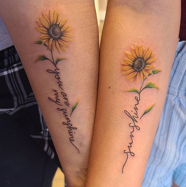 155 Sunflower Tattoos that Will Make You Glow  Wild Tattoo Art