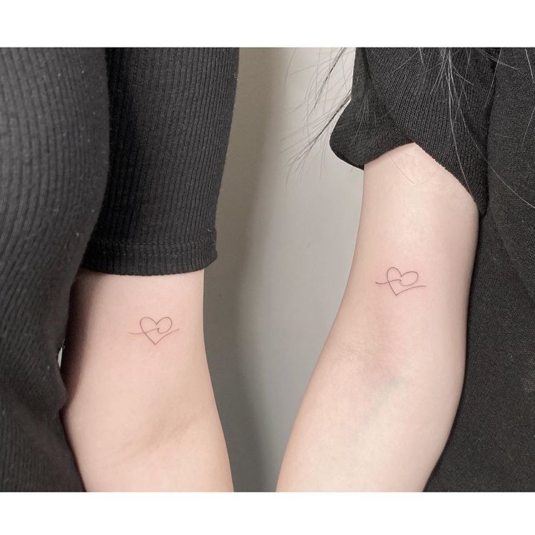 mother daughter symbol tattoo