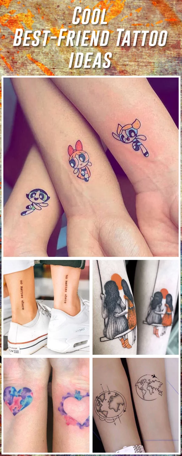 Bestie Tattoos 15 Meaningful Friendship Tattoo Symbols 2023