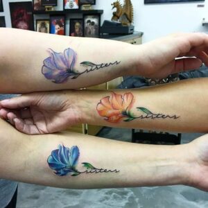 60 Sister Tattoos that will Always Make You Remember Each Other
