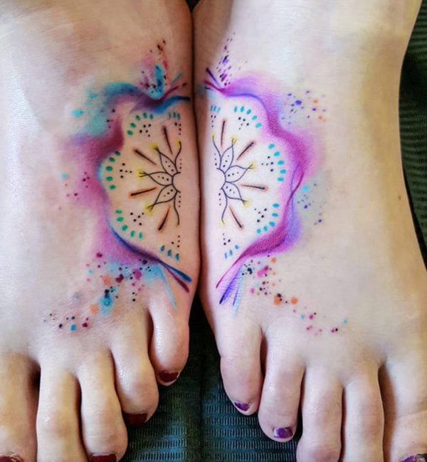 Foot Sister Tattoos