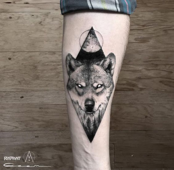 Angry Wolf Tattoos