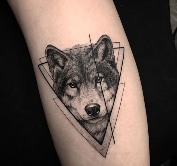 Viking Wolf Tattoo