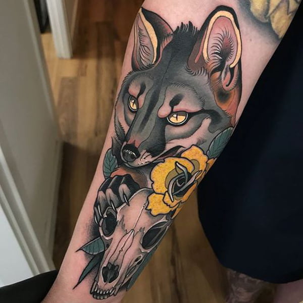 Lone Wolf Tattoo