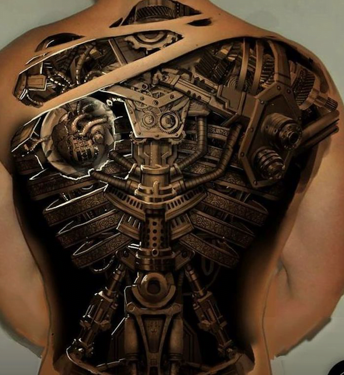 Biomechanical Tattoos by Tattoo Artist