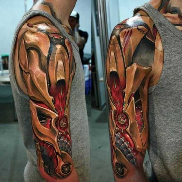 Biomechanical Tattoos by Tattoo Artist