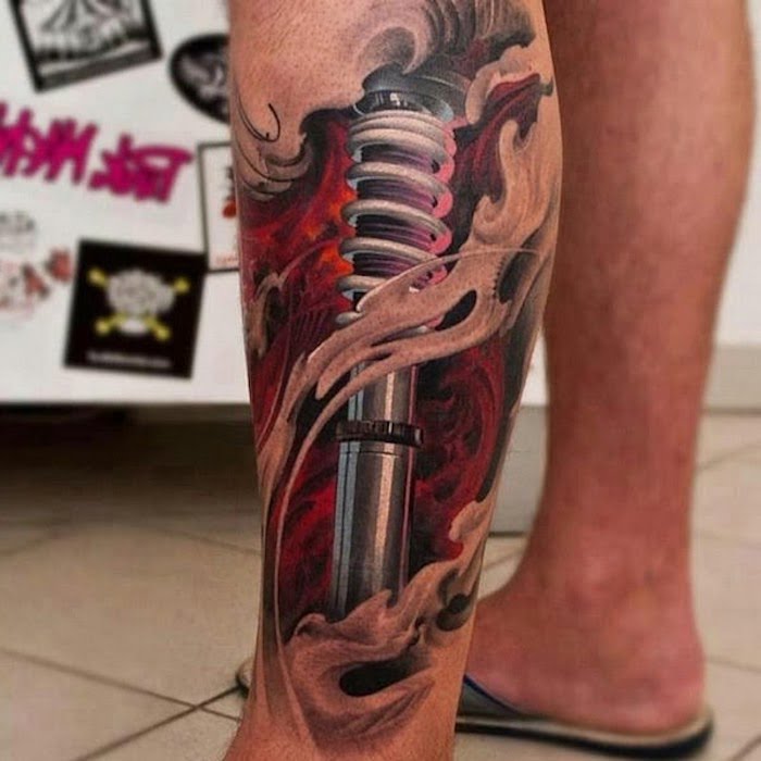 Biomechanical Tattoos by Tattoo Artist