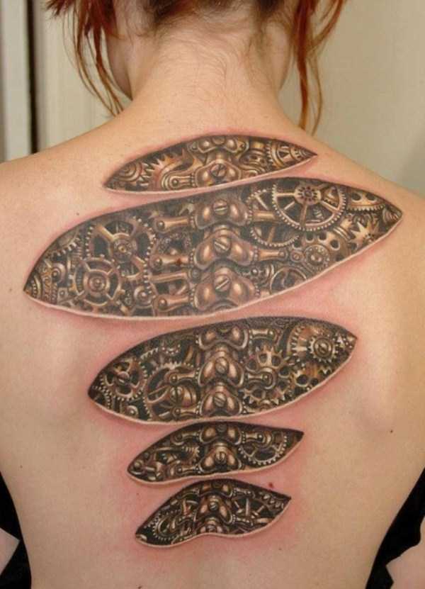 biomechanical tattoo designs