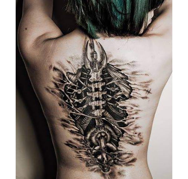 biomechanical tattoo designs