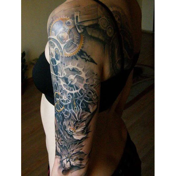 mechanical tattoos