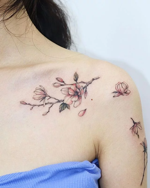 75 Astonishing Cherry Blossom Tattoos And Their Meaning  AuthorityTattoo