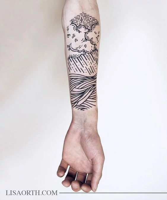 14 Best Cloud Tattoo Designs and Meanings  Styles At Life