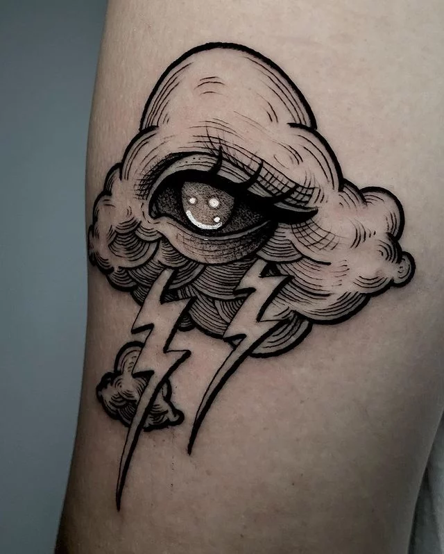 155 Best Cloud Tattoo Ideas Soar High in the Sky  Wild Tattoo Art