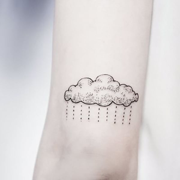 Background Tattoo Design, Cloud Tattoos