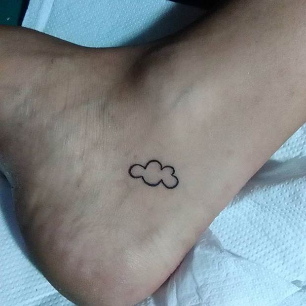 Small Cloud Tattoo Idea: Cloud Tattoos