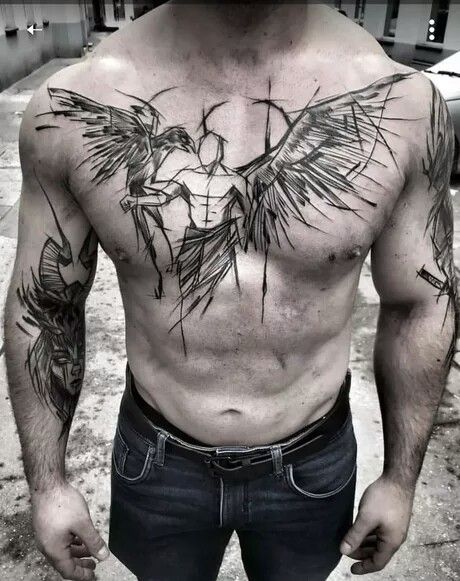 Guardian Angel tattoo design