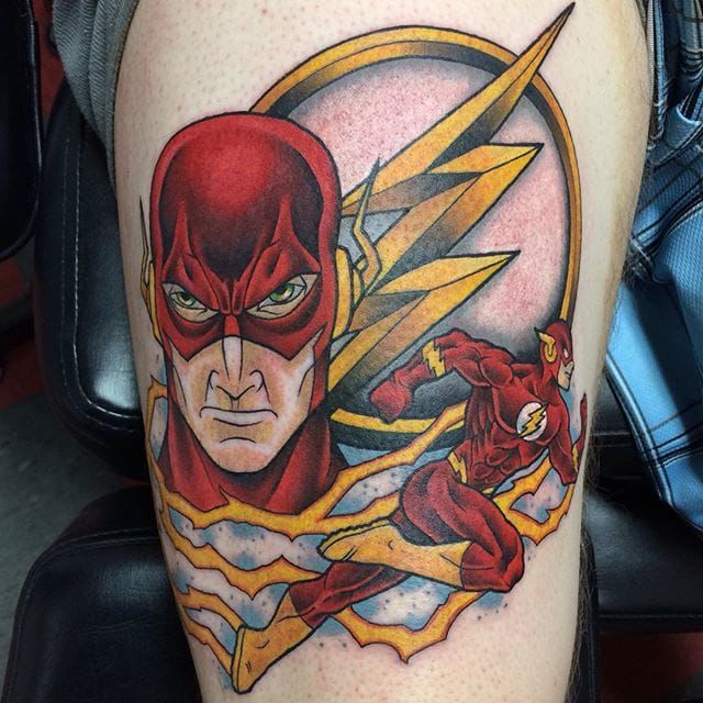 Dc Comics, Tattoos about Flash