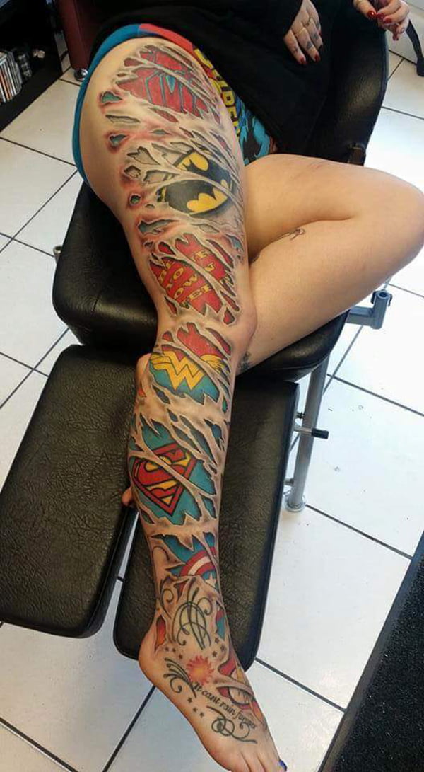 Dc Comic Tattoos