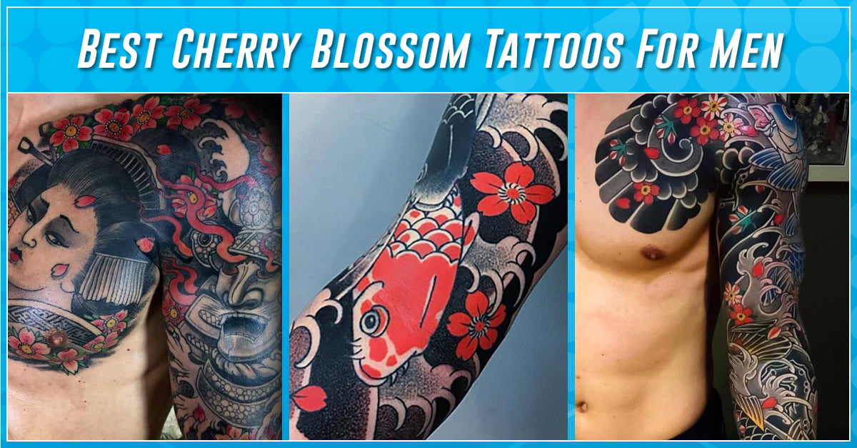 Japanese painterly color tattoo samurai and cherry blossom tree  Cherry  tree tattoos Blossom tree tattoo Cherry blossom tattoo