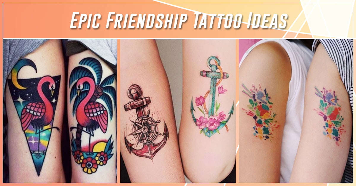 23 Matching Friendship Tattoo Ideas  Cute Best Friends Tattoos