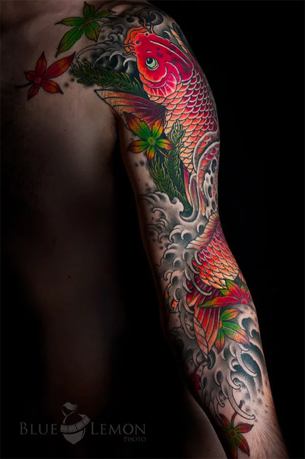 Harmony Of Opposites Koi Fish And Lotus Flowers  SacredSmokeHerbalscom