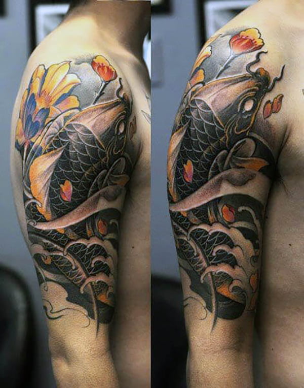 65 Japanese Koi Fish Tattoo Designs  Meanings  True Colors 2019