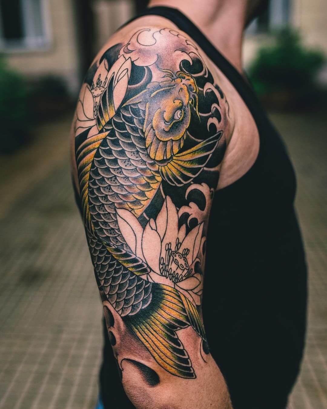 Koi Fish Tattoo Design Ideas and Pictures Page 3  Tattdiz