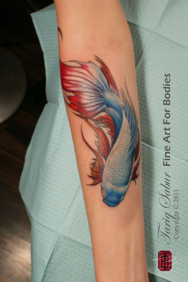 dragon koi tattoo