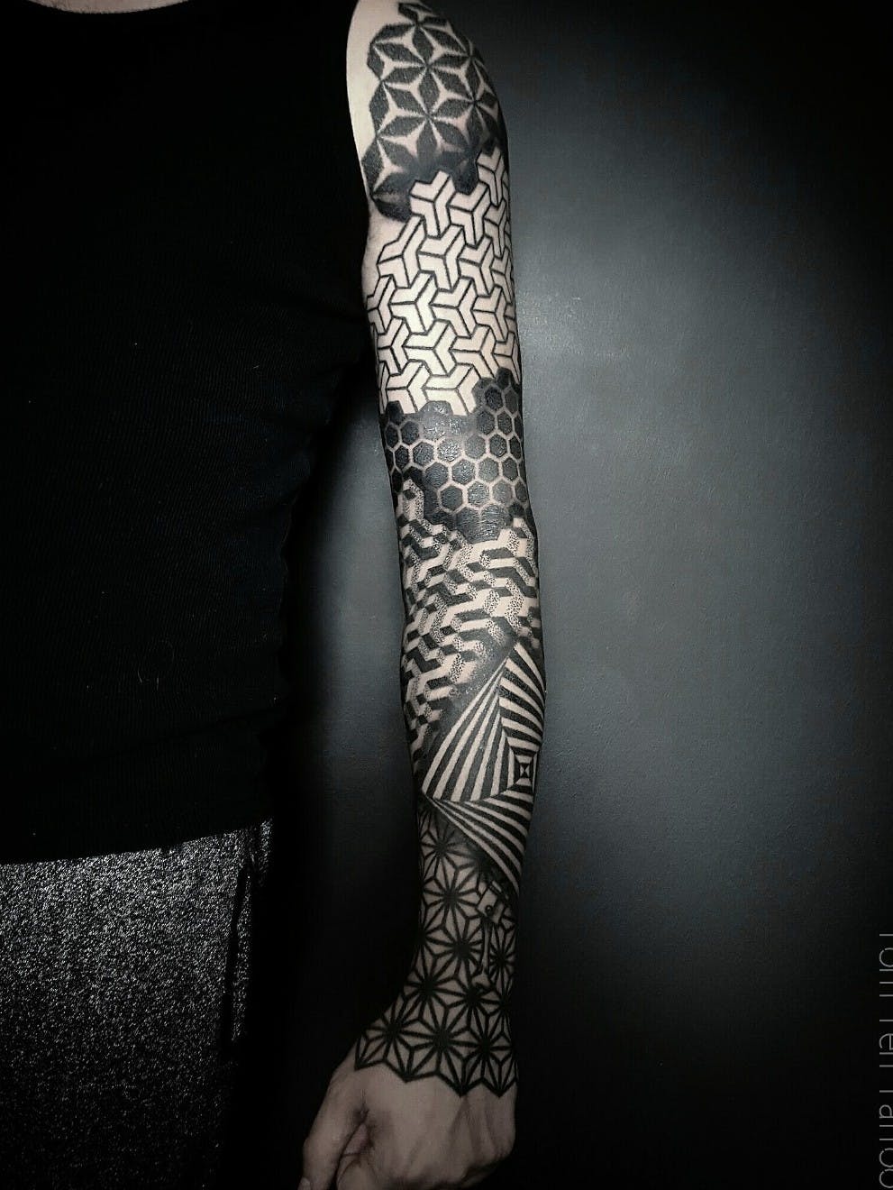 Mosaic Tattoo Design