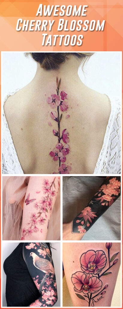 60 Stunning Cherry Blossom Tattoos to Commemorate a Fresh Start ...