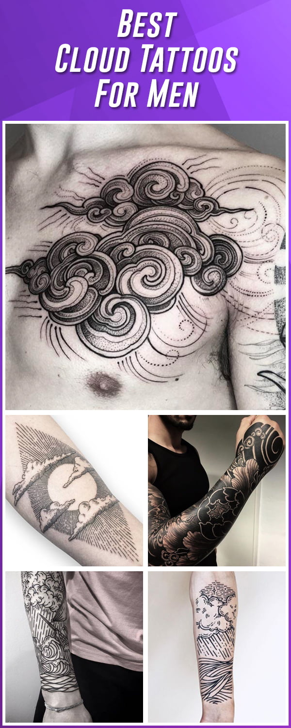 20 Perfect Cloud Tattoo Ideas For Men  Styleoholic