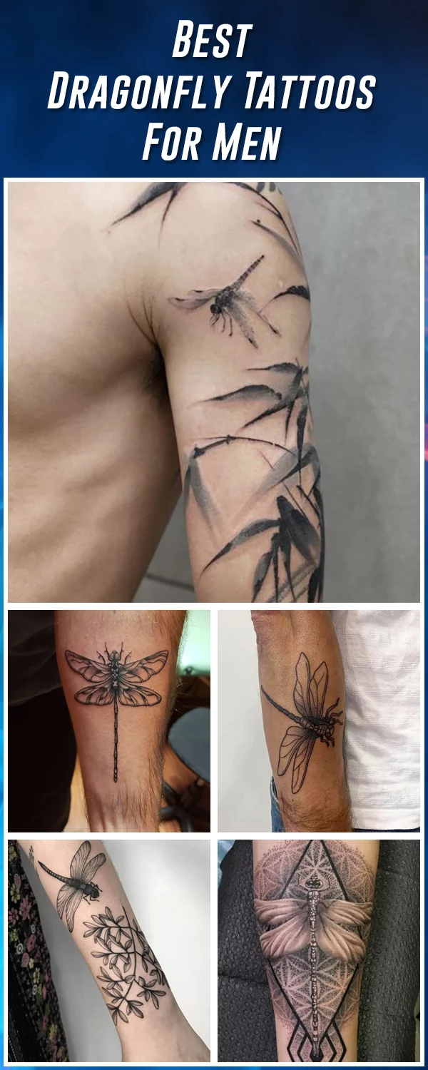 24 Exquisite Dragonfly Tattoo Ideas For Men  Women in 2023