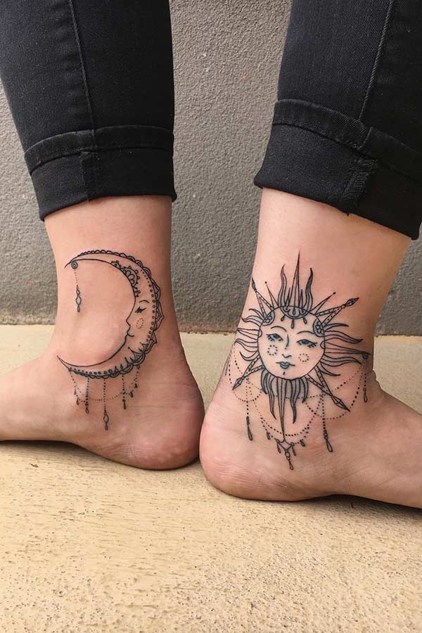 Sun and Moon Tattoo, Sun and Moon Tattoo Meaning