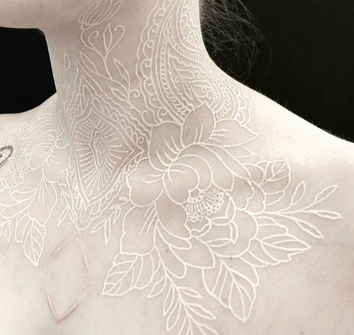 White Tattoo Ink